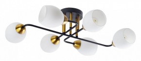 Потолочная люстра Arte Lamp Andrea A8141PL-6BK в Сысерти - sysert.ok-mebel.com | фото
