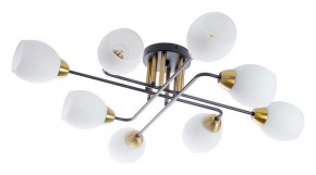 Потолочная люстра Arte Lamp Andrea A8141PL-8BK в Сысерти - sysert.ok-mebel.com | фото