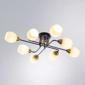 Потолочная люстра Arte Lamp Andrea A8141PL-8BK в Сысерти - sysert.ok-mebel.com | фото 2