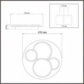 Потолочная люстра Sonex Pine 7734/60L в Сысерти - sysert.ok-mebel.com | фото 9