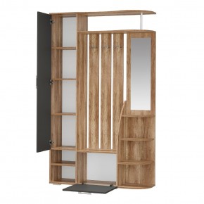Прихожая Агата ПР-03 (дуб каньон/графит) в Сысерти - sysert.ok-mebel.com | фото 2
