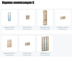 Прихожая Карина (модульная) в Сысерти - sysert.ok-mebel.com | фото 12