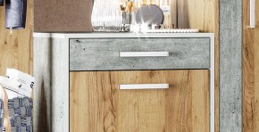 Прихожая Кензо (крафт/бетон) вешалка+шкаф в Сысерти - sysert.ok-mebel.com | фото 5