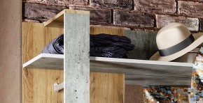 Прихожая Кензо (крафт/бетон) вешалка+шкаф в Сысерти - sysert.ok-mebel.com | фото 6