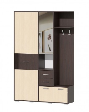 Прихожая ПВ-7 (Венге/Дуб белфорт) в Сысерти - sysert.ok-mebel.com | фото 2