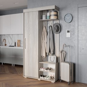 Прихожая Зара ПР-01 (ясень белый) в Сысерти - sysert.ok-mebel.com | фото 4