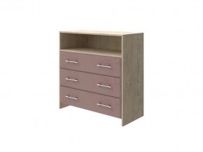 PROxSON Комод Varna (ЛДСП Бунратти+ткань Бунратти/Ultra Горячий шоколад) 90x40 в Сысерти - sysert.ok-mebel.com | фото