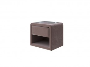 PROxSON Тумба Cube (Ткань: Велюр Shaggy Chocolate) 52x41 в Сысерти - sysert.ok-mebel.com | фото
