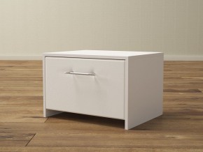 PROxSON Тумба Varna (ЛДСП Белая+экокожа Белый/Белый) 51x40 в Сысерти - sysert.ok-mebel.com | фото