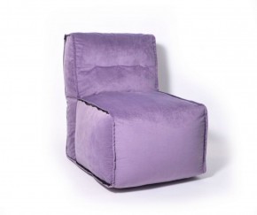 Прямое модульное бескаркасное кресло Комфорт (Фиолет велюр) в Сысерти - sysert.ok-mebel.com | фото