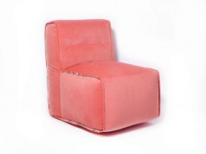 Прямое модульное бескаркасное кресло Комфорт (Персик велюр) в Сысерти - sysert.ok-mebel.com | фото