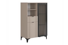 РИЧ Комод 2 со стеклом в Сысерти - sysert.ok-mebel.com | фото