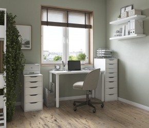 S01439 Ингар Д 132 стол письменный 132x58x76, белый в Сысерти - sysert.ok-mebel.com | фото 2
