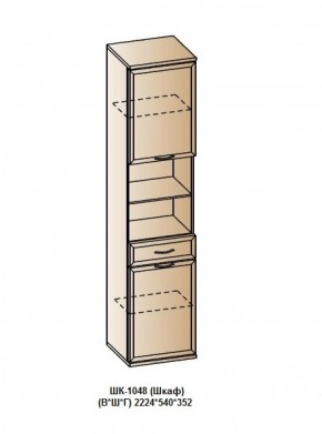 ШК-1048 (Шкаф) в Сысерти - sysert.ok-mebel.com | фото