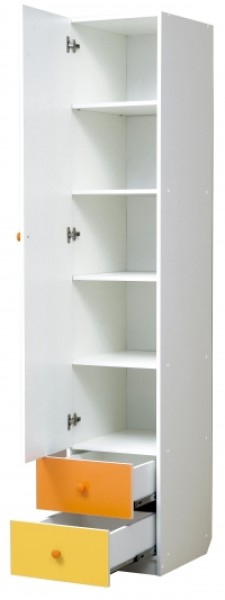 Шкаф 1-но дверный с ящиками и зеркалом Радуга (400) в Сысерти - sysert.ok-mebel.com | фото 2