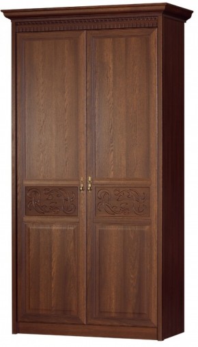 Шкаф 2-х дверный с полками ДСП №181 "Лючия" Дуб оксфорд в Сысерти - sysert.ok-mebel.com | фото