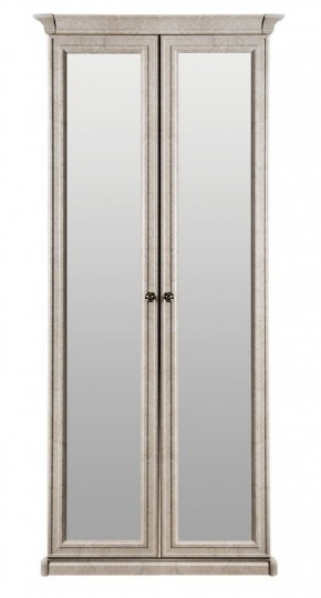 Шкаф 2-х створчатый с Зеркалом Афина (крем корень) в Сысерти - sysert.ok-mebel.com | фото