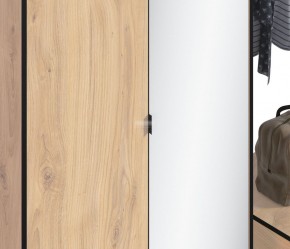 Шкаф 2х дверный с зеркалом Лофт СБ-3111 (Дуб Минерва) в Сысерти - sysert.ok-mebel.com | фото 5