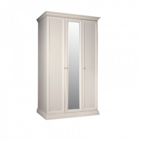 Шкаф 3-х дверный для платья и белья (1 зеркало) Амели штрих-лак (АМШ1/3) в Сысерти - sysert.ok-mebel.com | фото