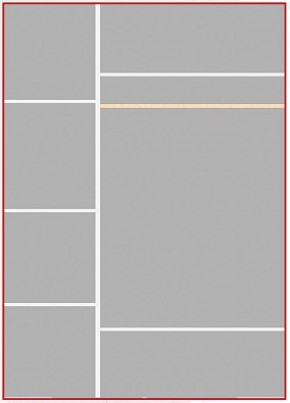 Шкаф 3-х дверный Ольга-1Н для одежды и белья в Сысерти - sysert.ok-mebel.com | фото 4