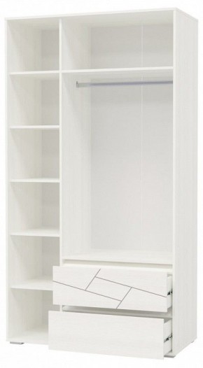 Шкаф 3-х дверный с ящиками АДЕЛИНА (4-4832рам.б) в Сысерти - sysert.ok-mebel.com | фото 2