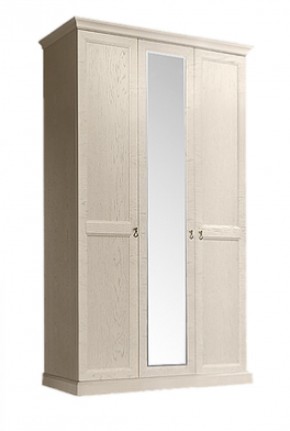 Шкаф 3-х дверный (с зеркалом) для платья и белья Венеция дуб седан (ВНШ1/3) в Сысерти - sysert.ok-mebel.com | фото