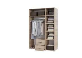 Шкаф 3-х створчатый с ящиками VICTOR (Сонома) в Сысерти - sysert.ok-mebel.com | фото 2