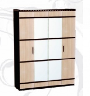 Шкаф 4-х дверный для одежды и белья "Ольга-13" в Сысерти - sysert.ok-mebel.com | фото