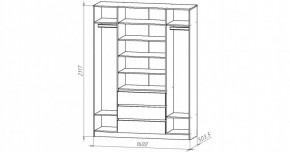 НИЦЦА-3 Шкаф 4-х дверный (НЦ.03) в Сысерти - sysert.ok-mebel.com | фото 2