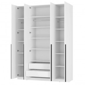 Шкаф 4-х створчатый Айрон ШК-13 (белый) в Сысерти - sysert.ok-mebel.com | фото 9