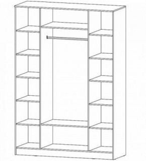 ГАММА Шкаф 4-х створчатый в Сысерти - sysert.ok-mebel.com | фото 2