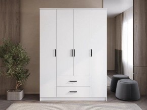 Шкаф 4-х створчатый Титан (белый) в Сысерти - sysert.ok-mebel.com | фото
