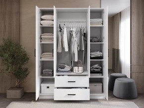 Шкаф 4-х створчатый Титан (белый) в Сысерти - sysert.ok-mebel.com | фото 2