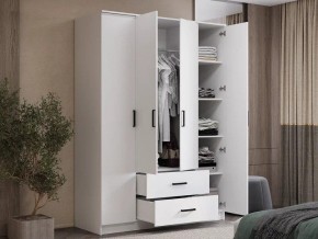 Шкаф 4-х створчатый Титан (белый) в Сысерти - sysert.ok-mebel.com | фото 4