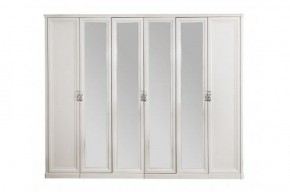 Шкаф 6-ти ств (2+2+2) с зеркалами Мишель (комплект) в Сысерти - sysert.ok-mebel.com | фото 2