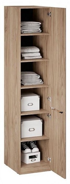 Шкаф для белья Глосс СМ-319.07.001 в Сысерти - sysert.ok-mebel.com | фото 2