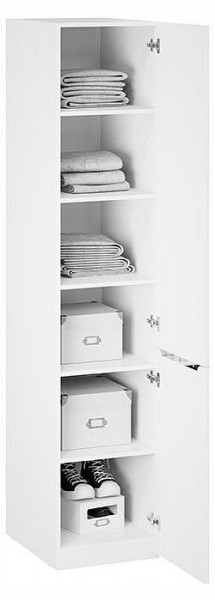 Шкаф для белья Глосс СМ-319.07.002 в Сысерти - sysert.ok-mebel.com | фото 2