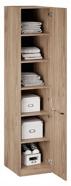 Шкаф для белья Глосс СМ-319.07.002 в Сысерти - sysert.ok-mebel.com | фото 2