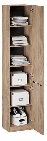 Шкаф для белья Глосс СМ-319.07.012 в Сысерти - sysert.ok-mebel.com | фото 2