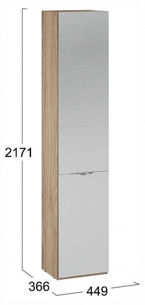Шкаф для белья Глосс СМ-319.07.012 в Сысерти - sysert.ok-mebel.com | фото 4