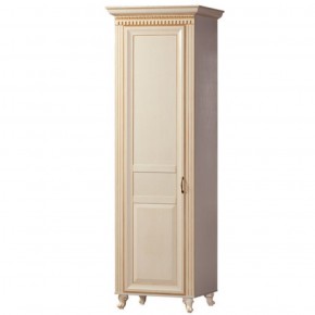 Шкаф для одежды 1-дверный №472 Марлен Кремовый белый в Сысерти - sysert.ok-mebel.com | фото
