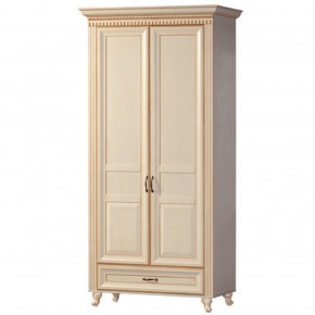 Шкаф для одежды 2-х дверный №471 Марлен Кремовый белый в Сысерти - sysert.ok-mebel.com | фото