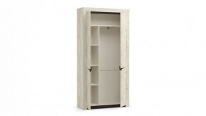 Шкаф для одежды 33.18 "Лючия" (бетон пайн белый / венге / белый) в Сысерти - sysert.ok-mebel.com | фото 2