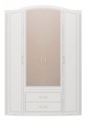 Шкаф для одежды 4-х дв.с ящиками Виктория 2  с зеркалами в Сысерти - sysert.ok-mebel.com | фото 2