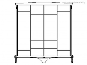 Шкаф для одежды Мокко ММ-316-01/04Б в Сысерти - sysert.ok-mebel.com | фото 2