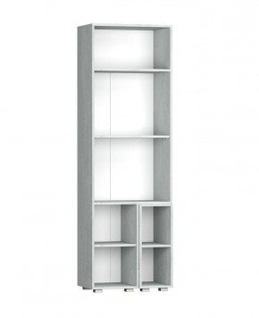 Шкаф Эльза (Бетонный Камень/Белый) в Сысерти - sysert.ok-mebel.com | фото 3