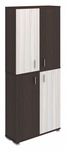 Шкаф книжный Домино ПУ-30-3 в Сысерти - sysert.ok-mebel.com | фото