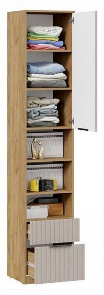 Шкаф комбинированный Хилтон Исп. 2 в Сысерти - sysert.ok-mebel.com | фото 3