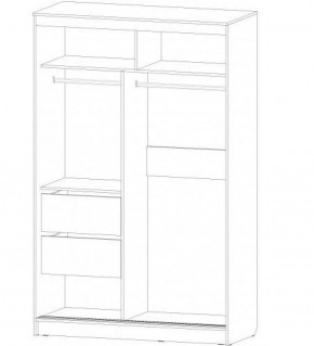 ВЕРОНА Шкаф-купе 1400 (ясень шимо комб.) в Сысерти - sysert.ok-mebel.com | фото 2