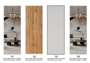 Шкаф-купе 1600 серии SOFT D1+D3+B2+PL1 (2 ящика+1штанга) профиль «Графит» в Сысерти - sysert.ok-mebel.com | фото 9